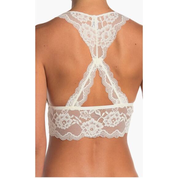 NWOT wishlist Lace Bralette Inory White Medium - Picture 1 of 4